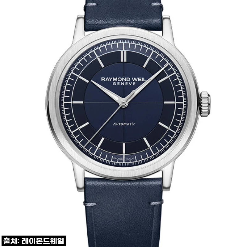 밀레짐 블루 다이얼 가죽 39mm, 내 손목에 찾아온 우아한 시간의 선물