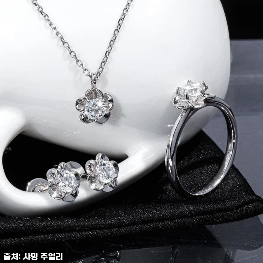 영롱함에 반하다! 3부 랩 다이아 카멜리아 세트, 기념일을 더욱 특별하게