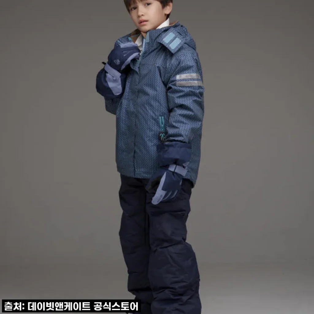 데이빗앤케이트 주니어 스키복 보드복 장갑 세트 RANGER BLUE, 우리 아이 겨울 패션과 따뜻함을 한 번에!