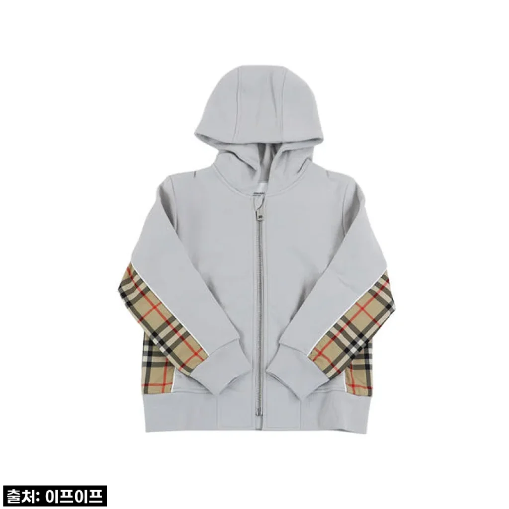 우리 아이 첫 버버리! 체크 펠파 후드 집업, 엄마 마음 제대로 훔쳤어요