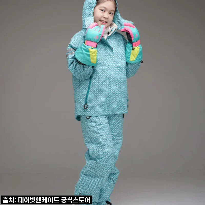 데이빗앤케이트 주니어 아동 여아 초등학생 스키복 보드복 장갑 세트 KARO 사용후기