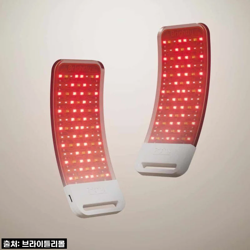 브라이틀리 웰니스 휴대용 LED 빛케어 패드 사용후기: 손목부터 어깨까지 편안한 케어 경험