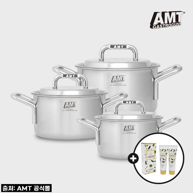 AMT 샤프 양수 냄비 316Ti 스텐 3종 세트 사용후기