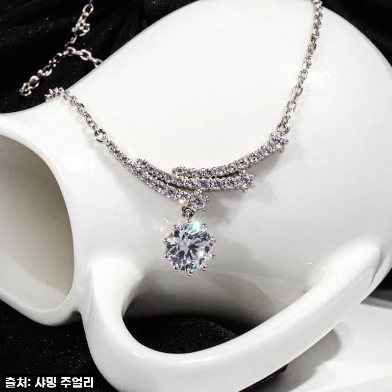 5부 다이아 목걸이 천연 GIA F Si2 트리마제, 직접 사용해 본 프로포즈 예물 후기