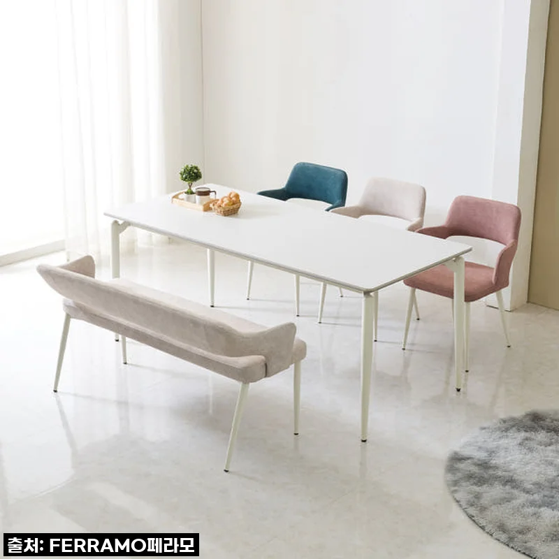 페라모 샤이 소리 없는 18T 양면 포세린 세라믹 식탁 6인 세트 사용후기
