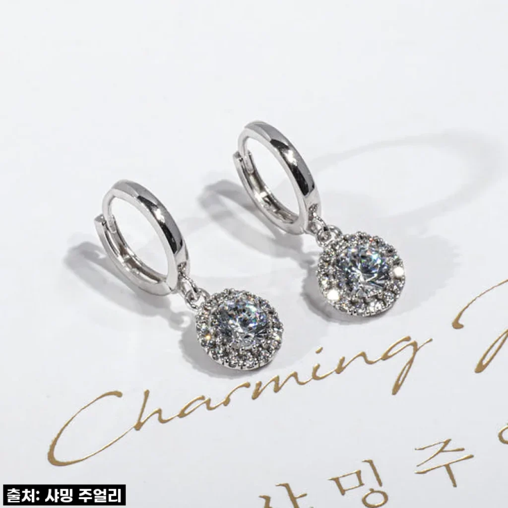 3부 다이아 원터치 귀걸이 천연 GIA F Si2 - 직접 사용해본 데일리 예물 아이템 후기