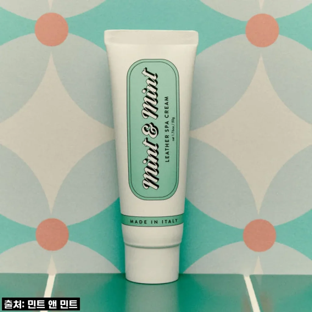 Italy 명품 가죽 클리너 보호제 크림 민트앤민트 레더스파크림 사용후기