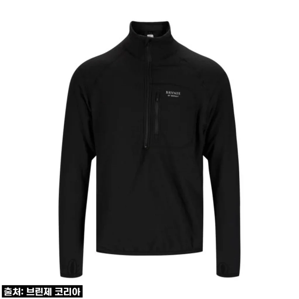 브린제 슈퍼써모 플리스 반집업 티셔츠 사용후기: 혹한기 등산과 일상 모두 만족스러운 따뜻함
