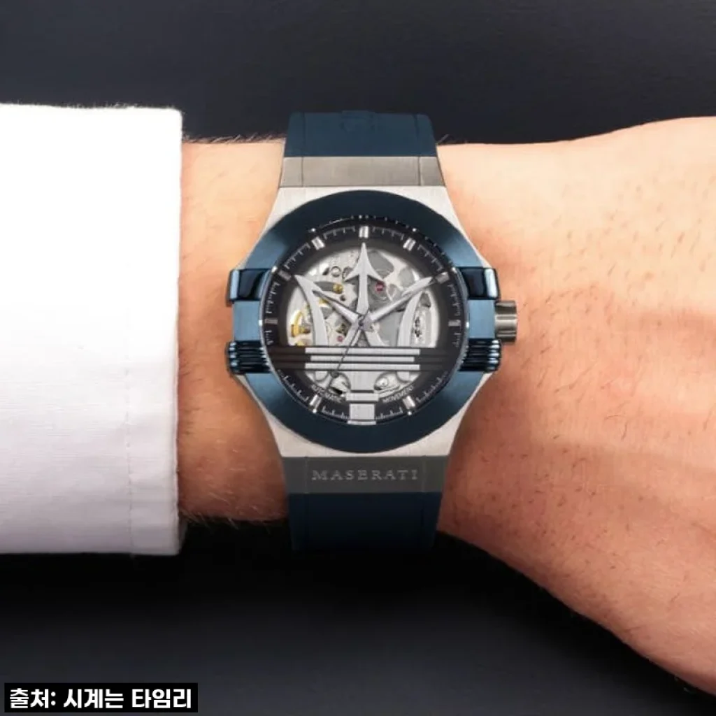 마세라티 남자 POTENZA 가죽 클래식 손목시계 사용후기