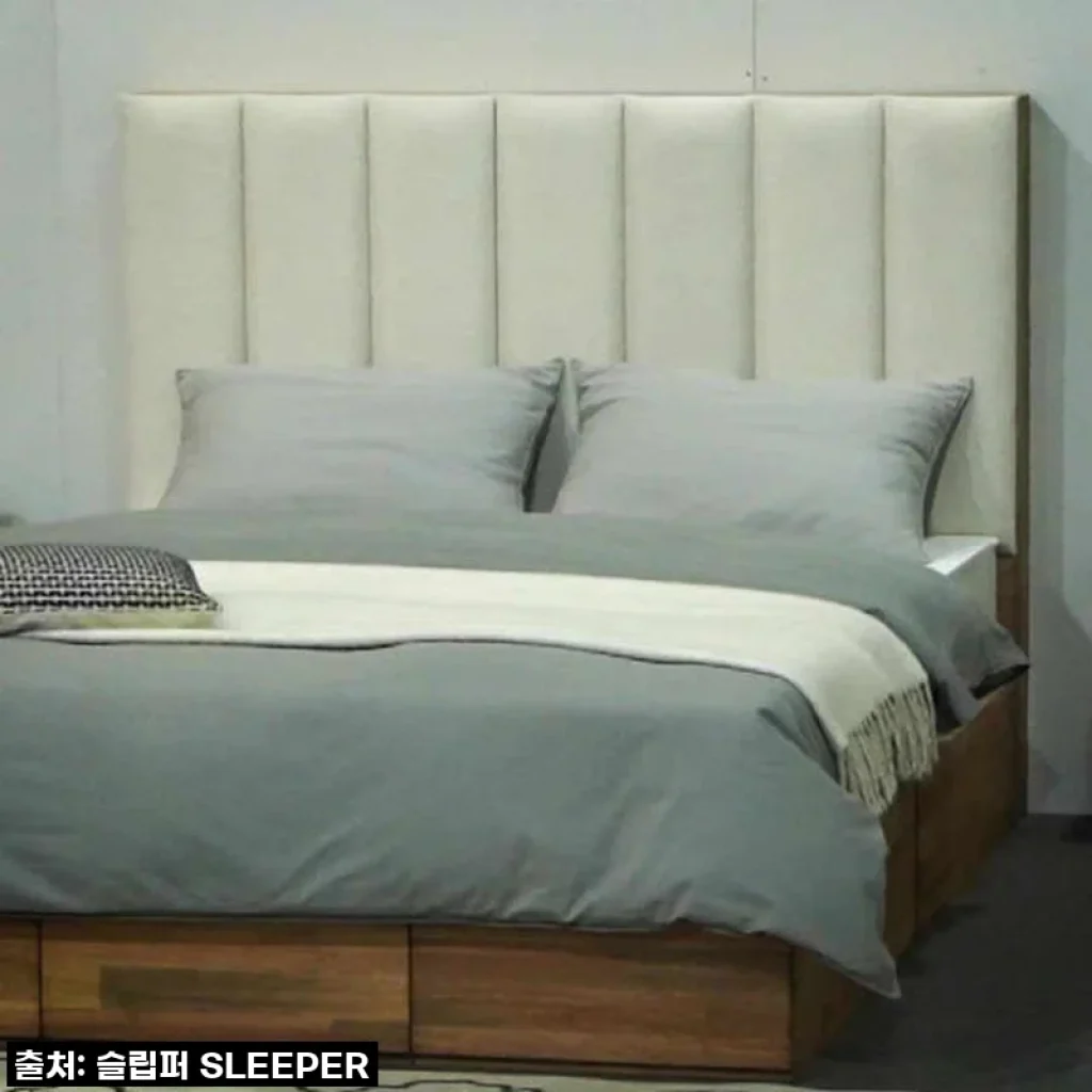 슬립퍼 디오 원목 수납침대 패브릭 호텔침대 프레임 LK 라지킹 사용 후기