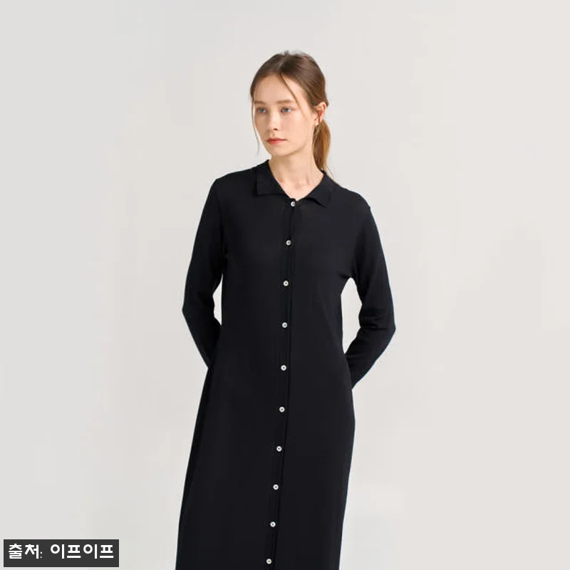 크램38 레지나 블랙 니트 드레스 사 관련 이미지 1