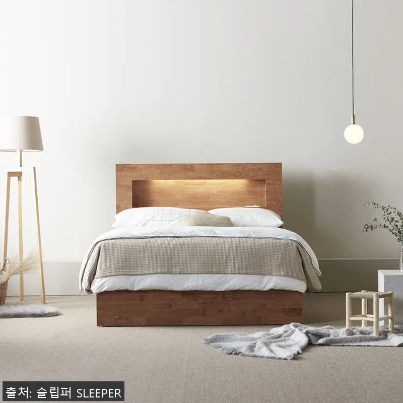슬립퍼 꽃별 고목나무 원목침대 LED 관련 이미지 1