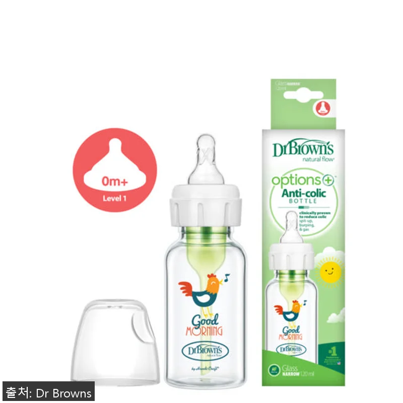 닥터브라운 유리 데코 젖병 내로우넥 관련 이미지 1