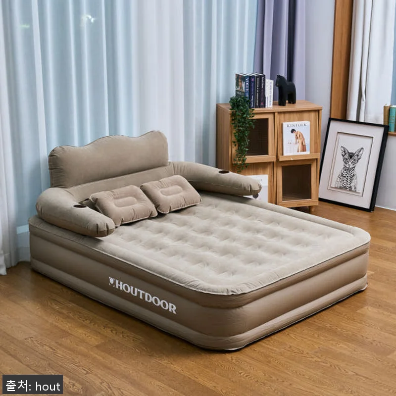 하웃도어 캠핑 에어 매트 침대 자충 관련 이미지 1
