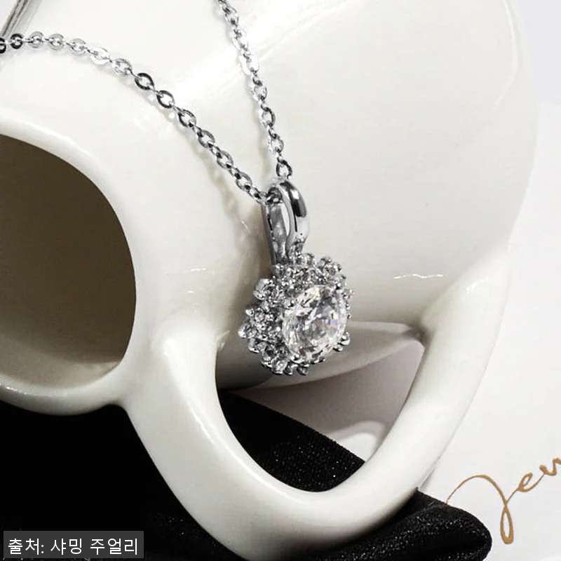 3부 5부 다이아 목걸이 천연 GIA 관련 이미지 1