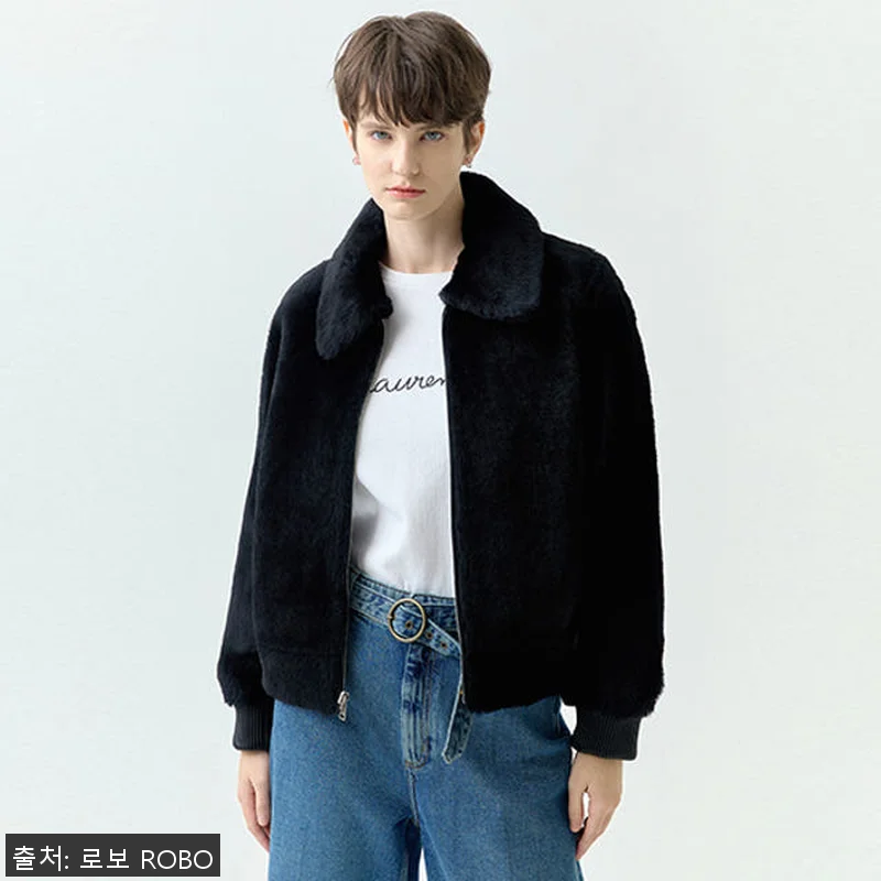 로보 프리미엄 무스탕 숏재킷(여성용) 관련 이미지 1
