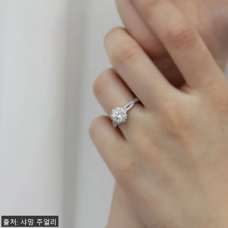 7부 1캐럿 다이아 반지 루미에르 랩 관련 이미지 1
