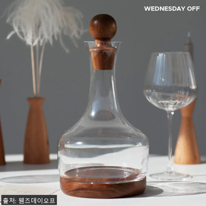 고급 원목 에어레이터 크리스탈유리 와 관련 이미지 1