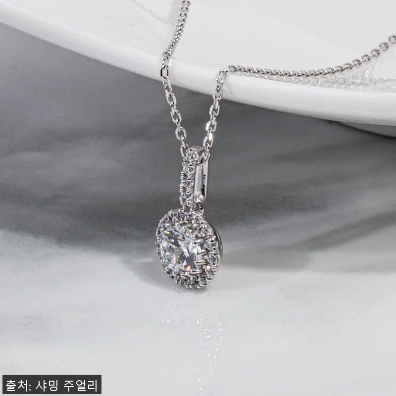 5부 천연 다이아 펜던트 목걸이 우신 관련 이미지 1