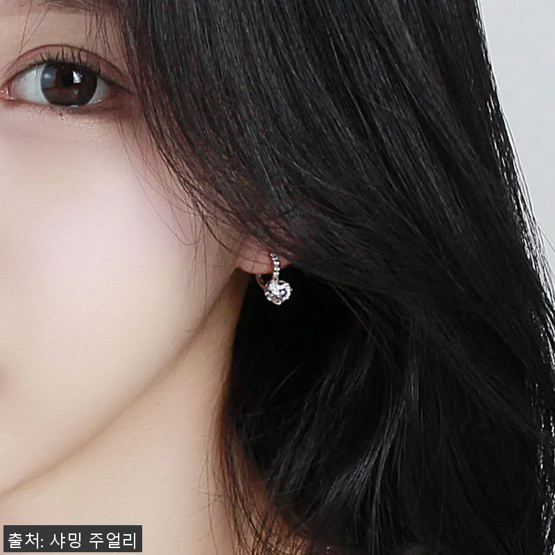 3부 다이아 귀걸이 천연 우신 G S 관련 이미지 1