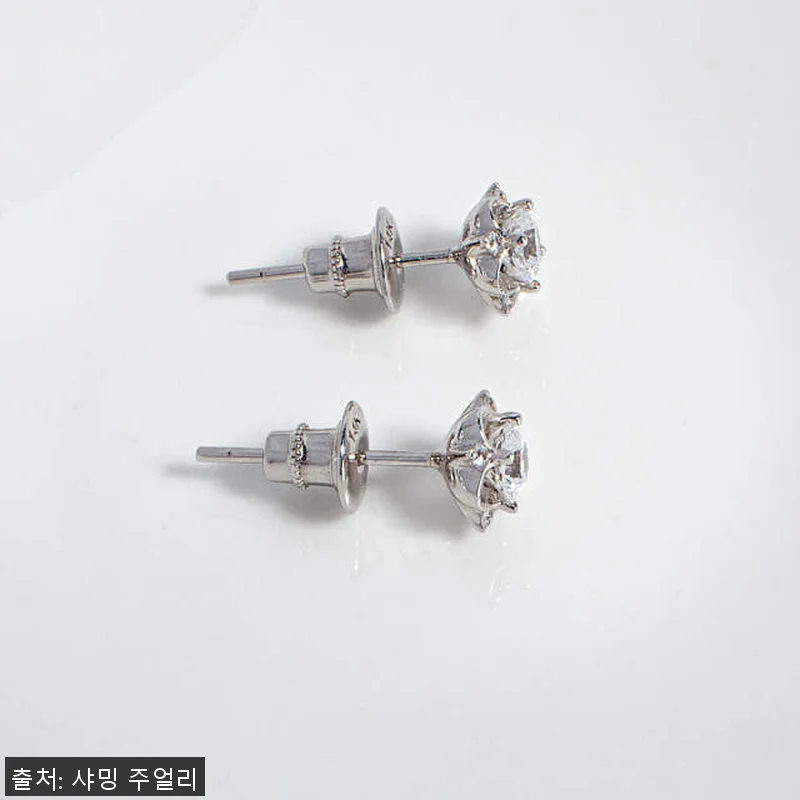 3부 다이아 연꽃 귀걸이 천연 우신 관련 이미지 2