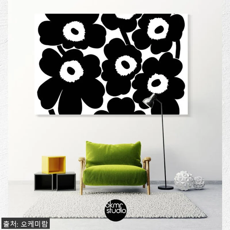 마리메꼬 우니꼬 화이트블랙화이트 캔버 관련 이미지 2