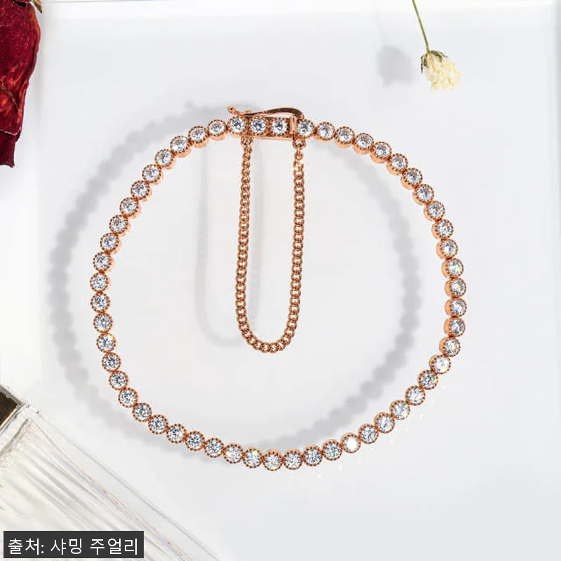 다이아 테니스 팔찌 2미리 랩 그로운 관련 이미지 1