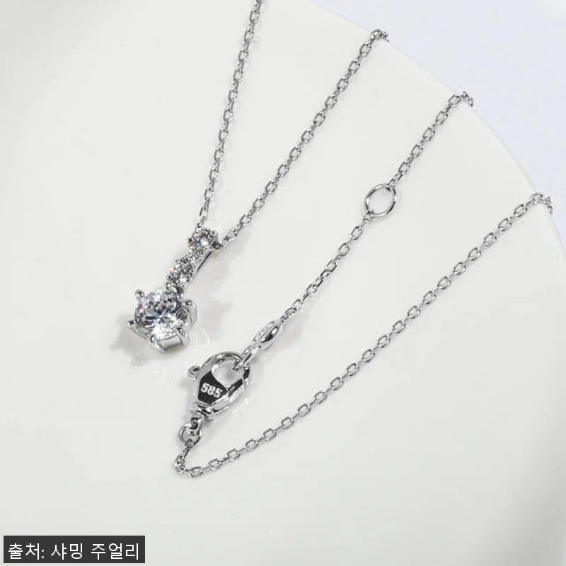 5부 다이아 목걸이 천연 우신 G S 관련 이미지 2