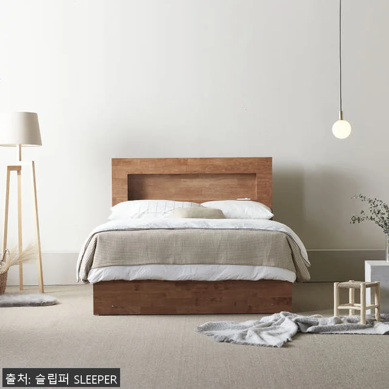 슬립퍼 꽃별 고목나무 원목침대 LED 관련 이미지 2