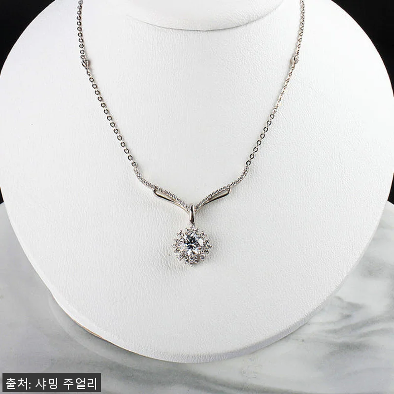 3부 5부 다이아 목걸이 천연 GIA 관련 이미지 2