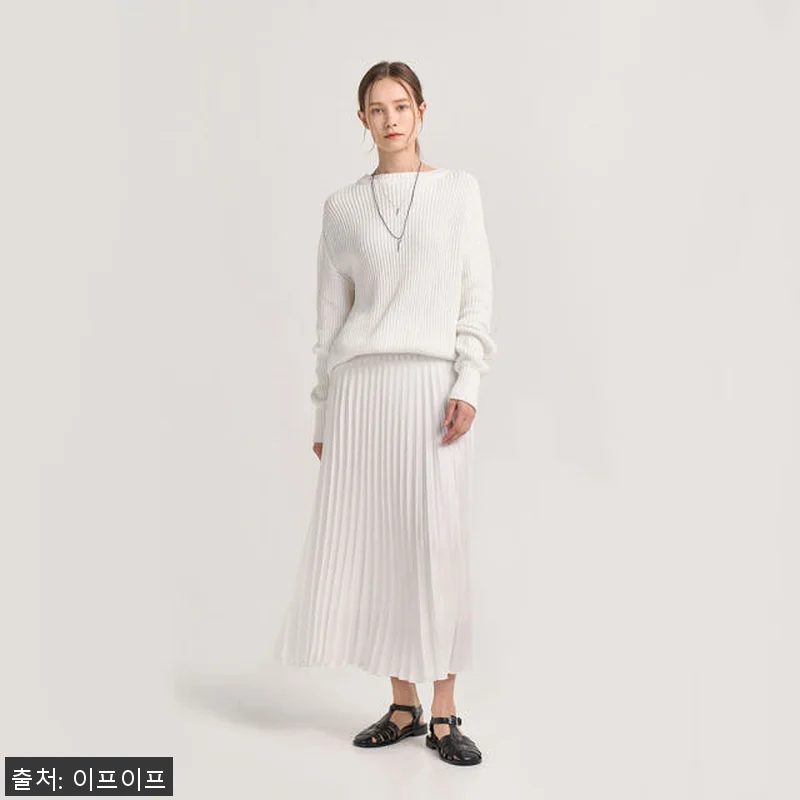 크램38 바티스타 화이트 니트 스웨터 관련 이미지 2