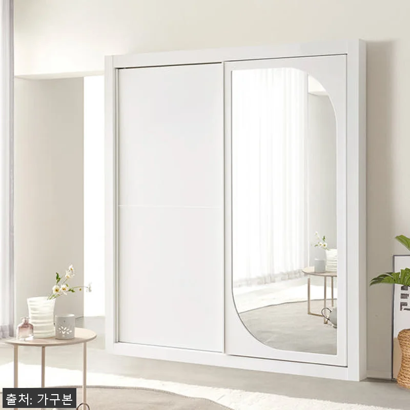 267cm 9자장롱 스마일 E0 거울 관련 이미지 2