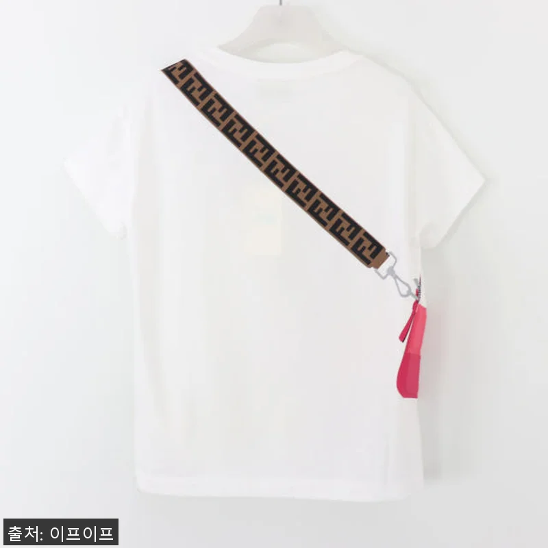 펜디 키즈 크로스백 프린팅 티셔츠 J 관련 이미지 2