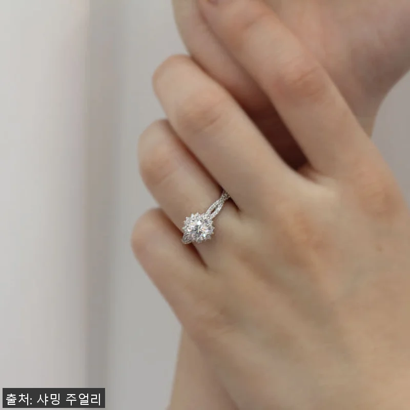 7부 1캐럿 다이아 반지 루미에르 랩 관련 이미지 2