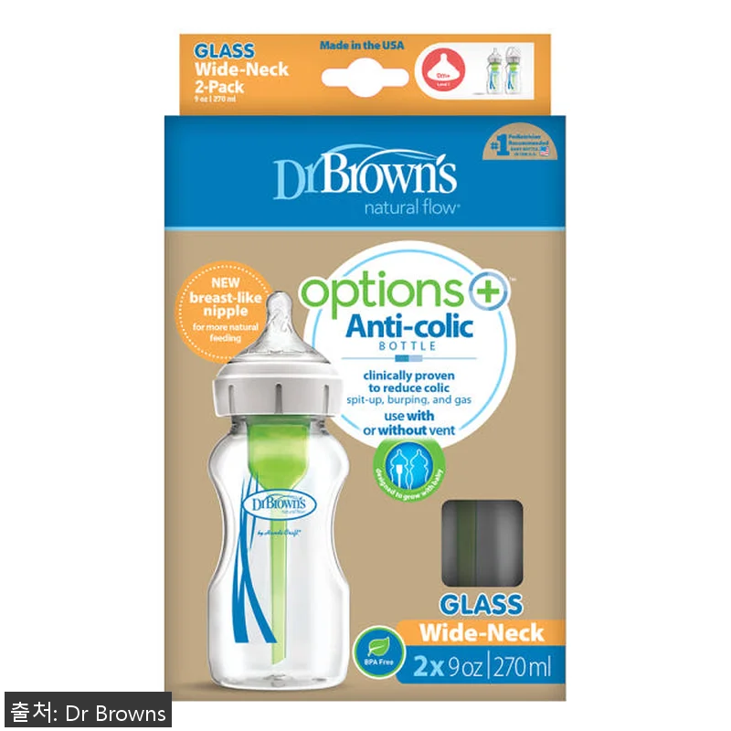 닥터브라운 유리 베이직 젖병 와이드넥 관련 이미지 2