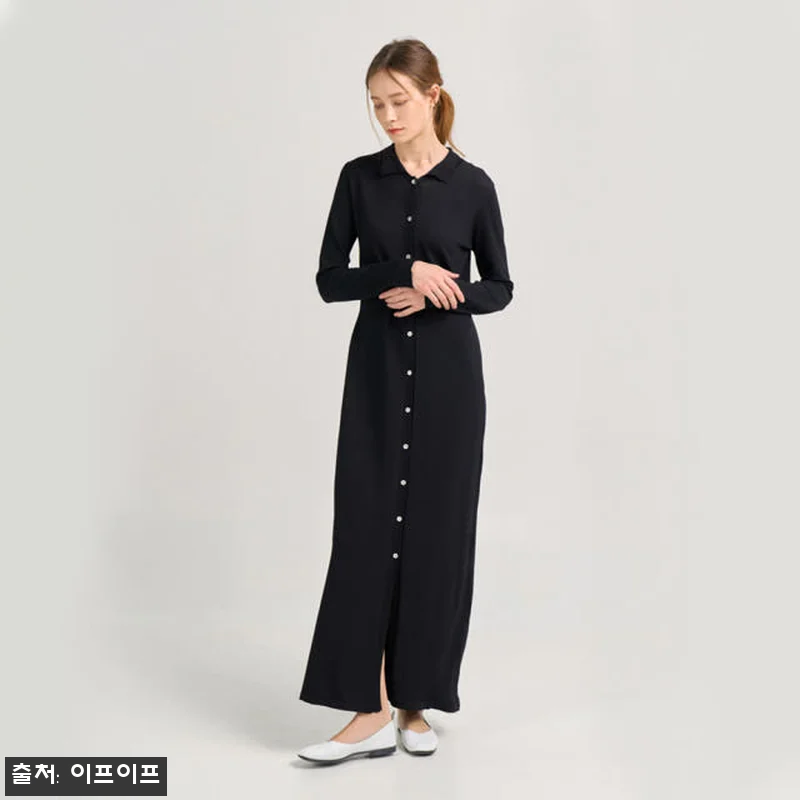 크램38 레지나 블랙 니트 드레스 사 관련 이미지 3