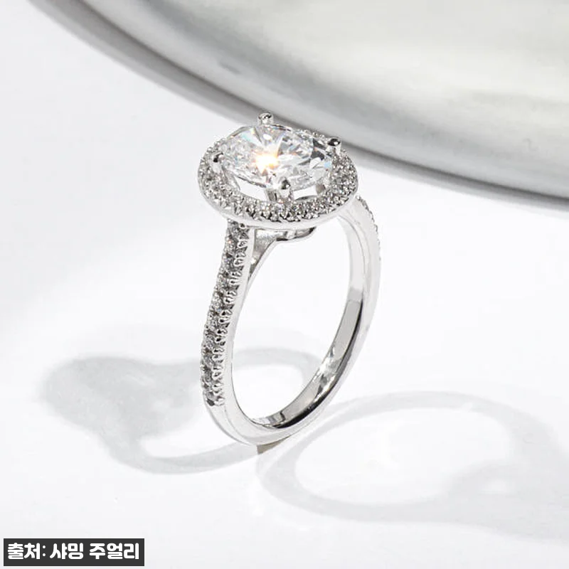2캐럿 오벌 다이아 반지 IGI 랩 관련 이미지 3
