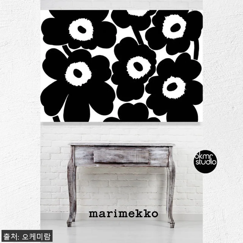 마리메꼬 우니꼬 화이트블랙화이트 캔버 관련 이미지 3