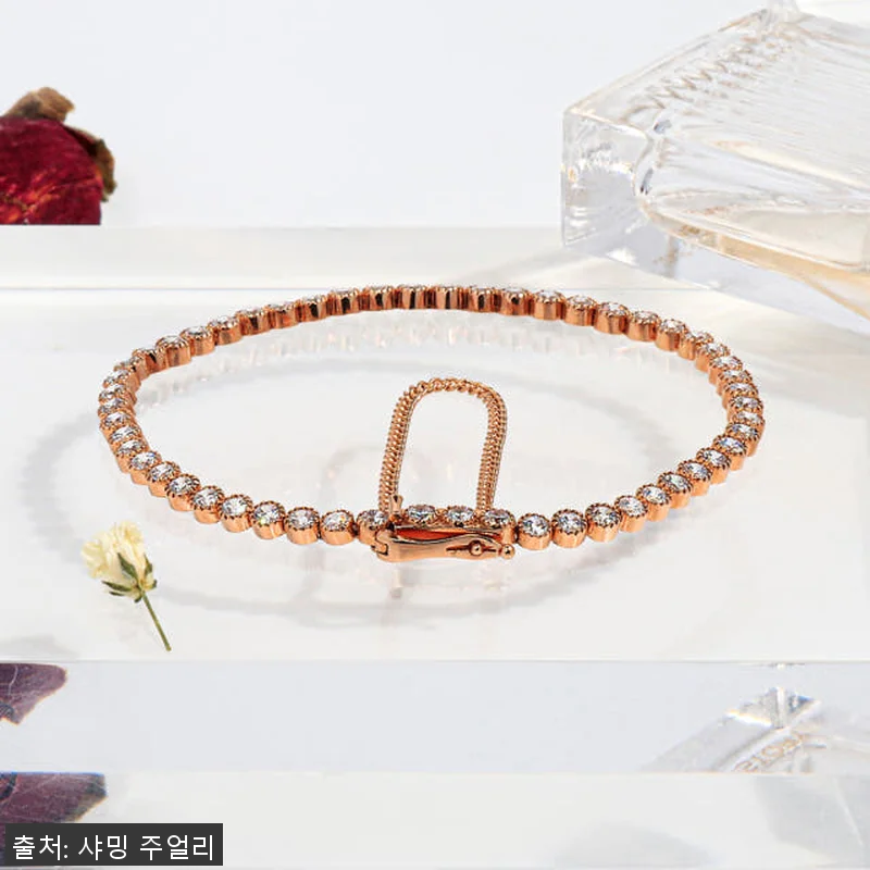 다이아 테니스 팔찌 2미리 랩 그로운 관련 이미지 2