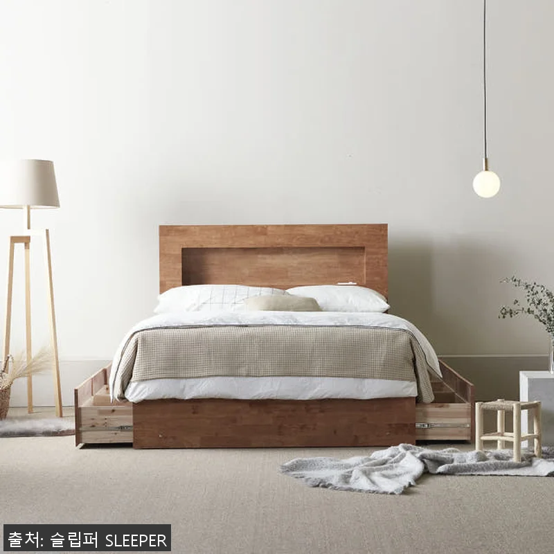 슬립퍼 꽃별 고목나무 원목침대 LED 관련 이미지 3