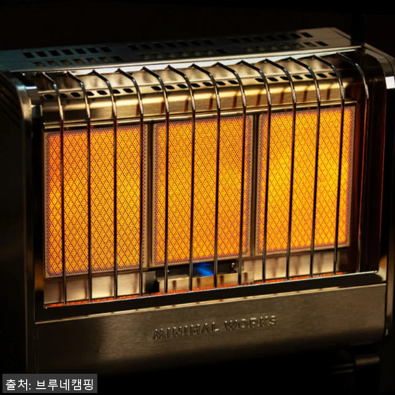 미니멀웍스 캠핑 가스 난로 열기 히터 관련 이미지 3