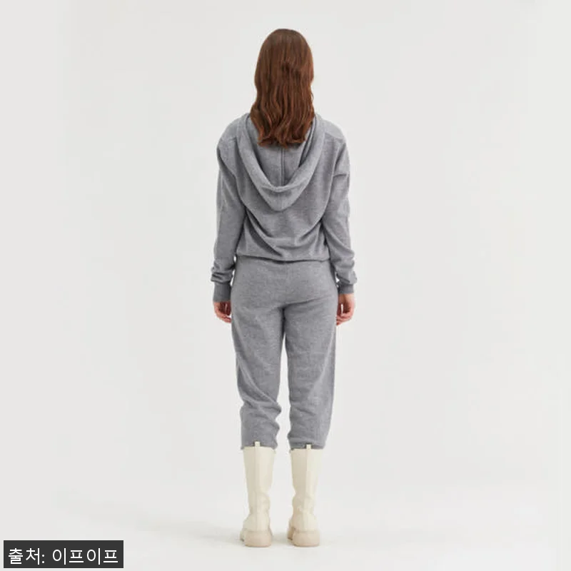 크램38 안젤루 그레이 조거 니트 팬 관련 이미지 3
