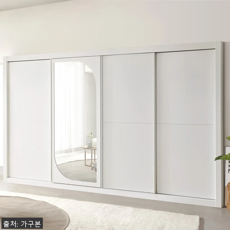 267cm 9자장롱 스마일 E0 거울 관련 이미지 3