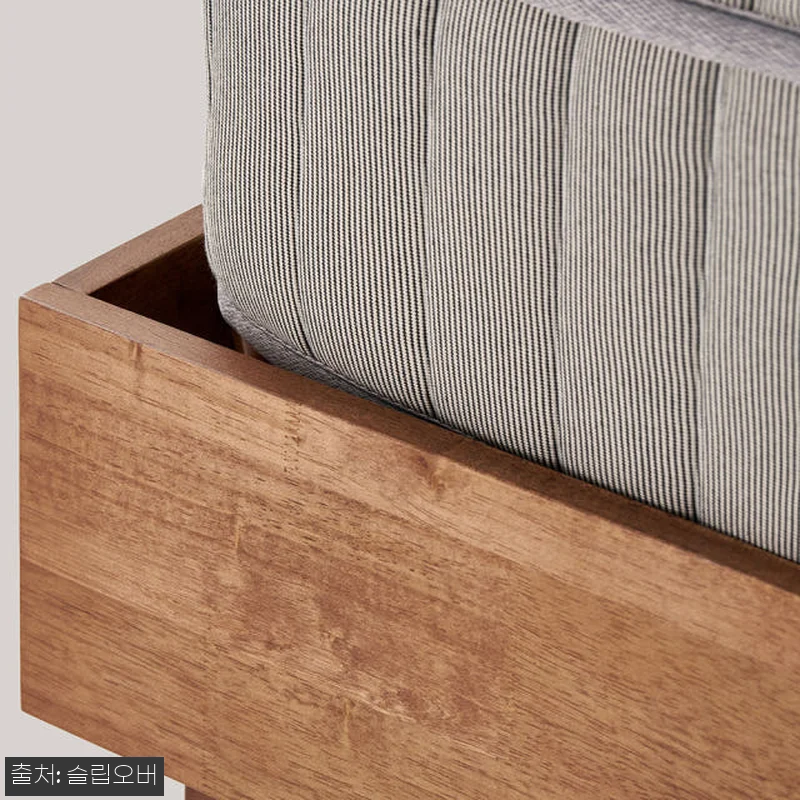 슬립오버 호텔 원목 침대 프레임 Q( 관련 이미지 4