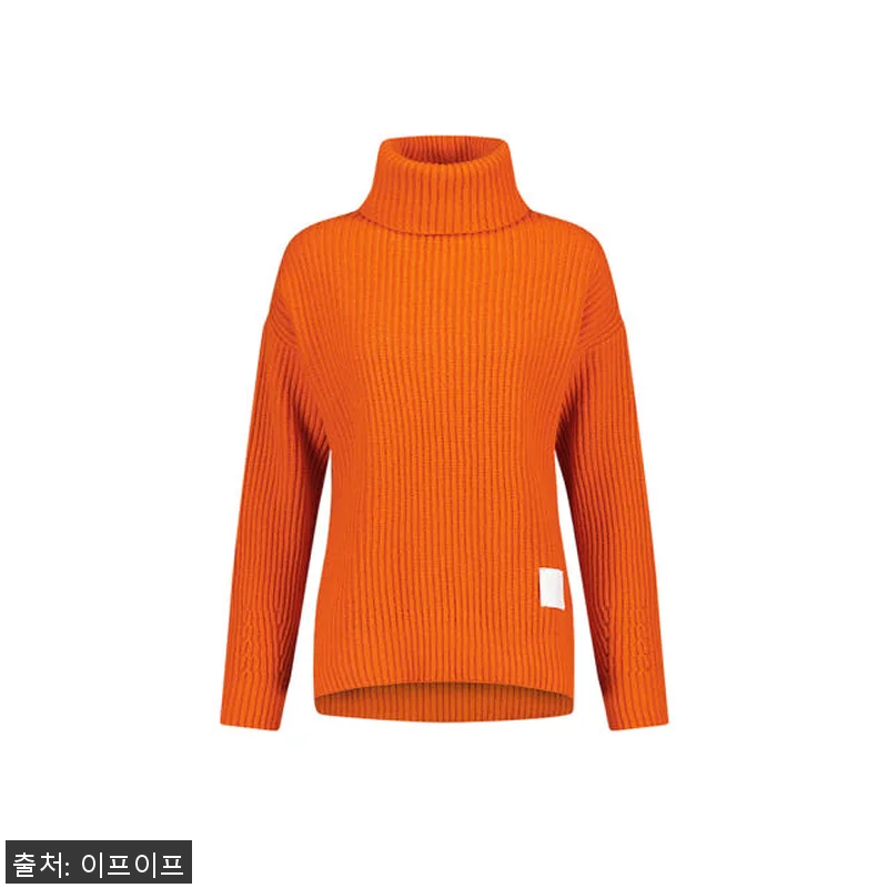 크램38 테세오 오렌지 터틀넥 골지 관련 이미지 4