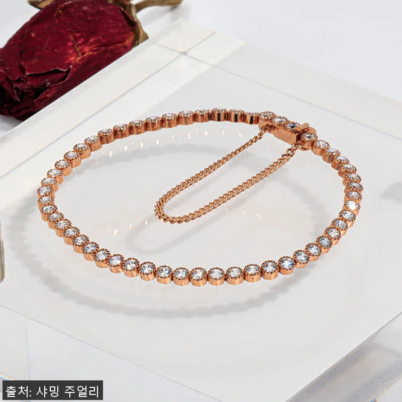 다이아 테니스 팔찌 2미리 랩 그로운 관련 이미지 3