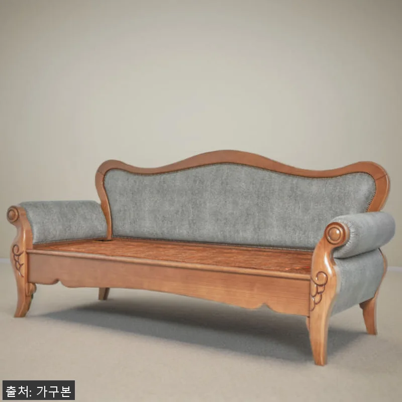 밀레 흑침대 흙침대카우치 온돌쇼파 돌 관련 이미지 3