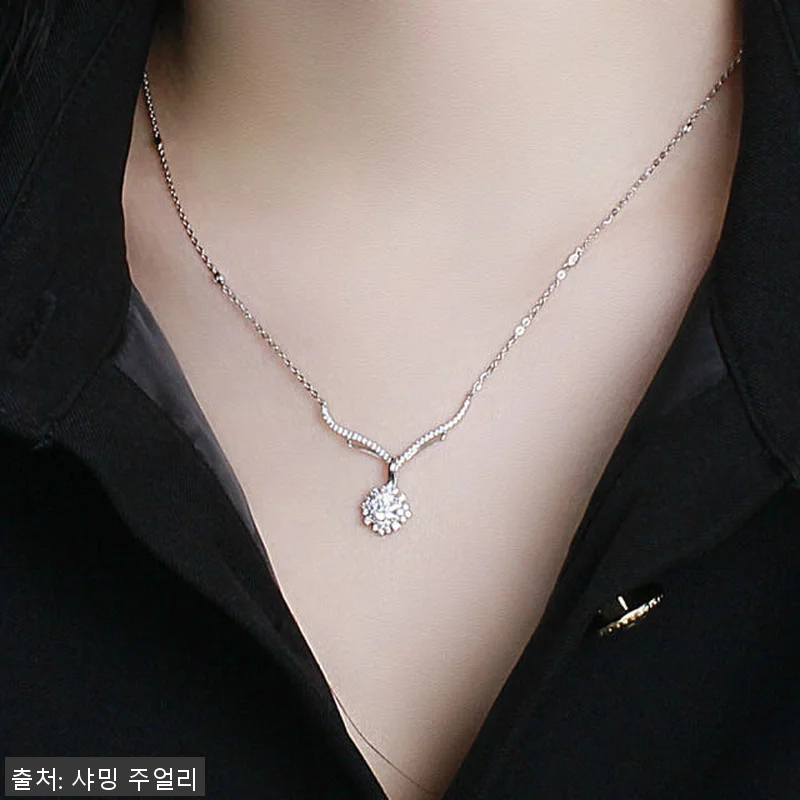 3부 5부 다이아 목걸이 천연 GIA 관련 이미지 4