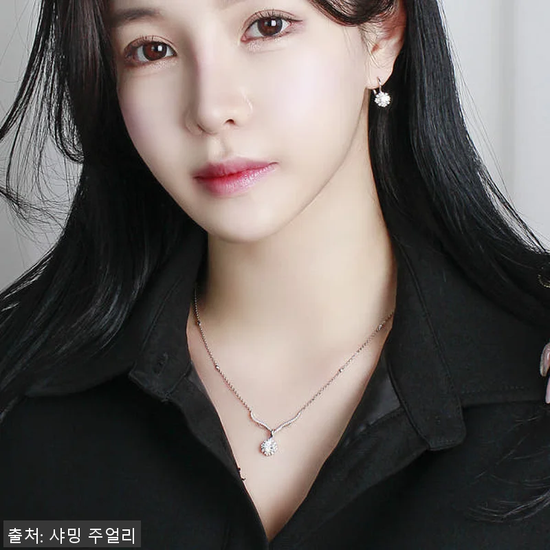 3부 5부 다이아 목걸이 천연 GIA 관련 이미지 5