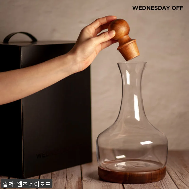 고급 원목 에어레이터 크리스탈유리 와 관련 이미지 5